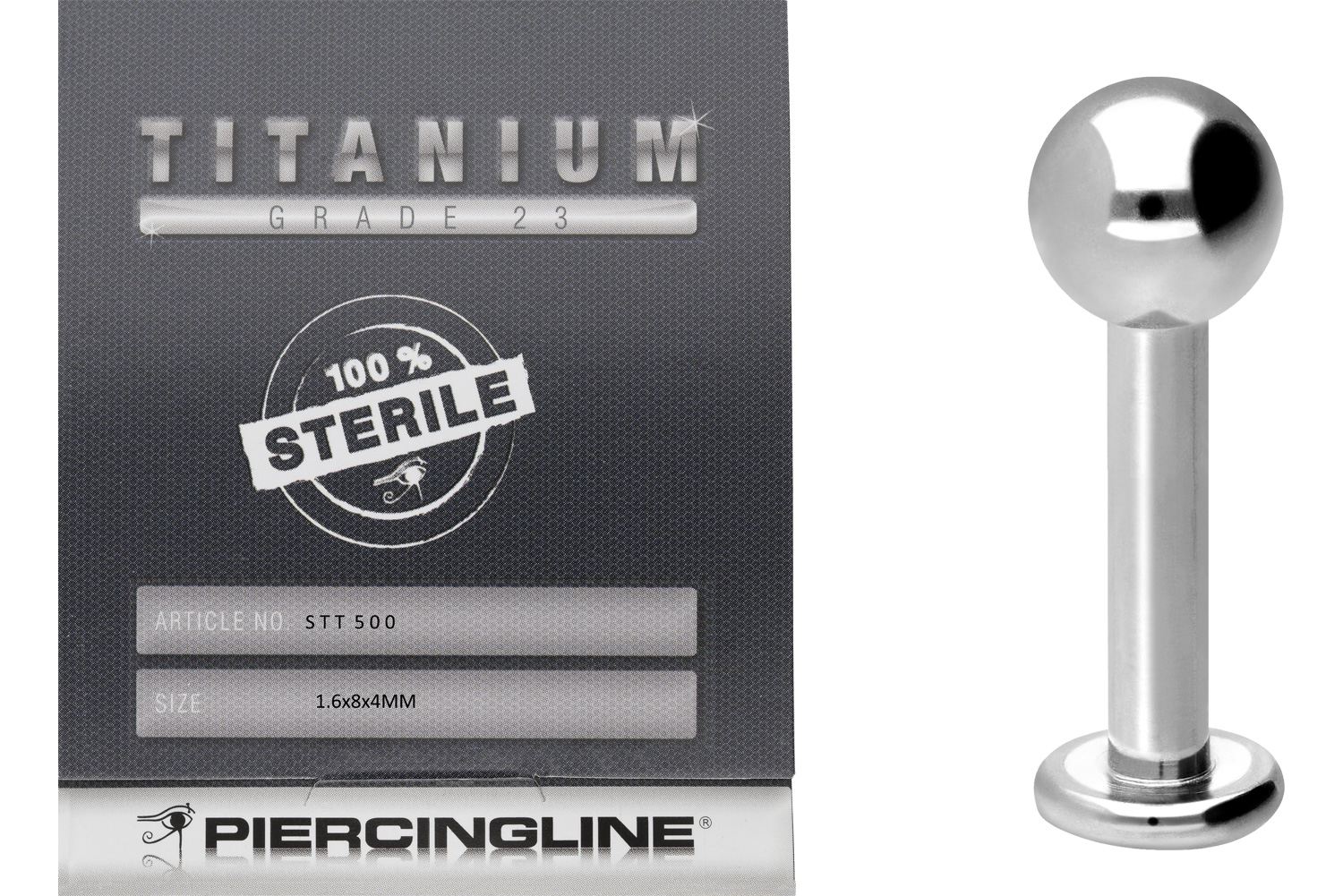 Sterilisiertes Titan Labret Piercing